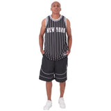 M10 Dunk NY Striped Men's Basketball Tank Top