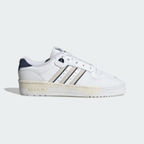 ADIDAS RIVALRY LOW  WHITE NAVY LEATHER