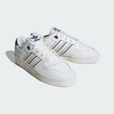 ADIDAS RIVALRY LOW  WHITE NAVY LEATHER