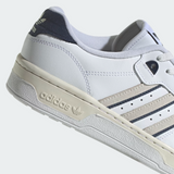 ADIDAS RIVALRY LOW  WHITE NAVY LEATHER
