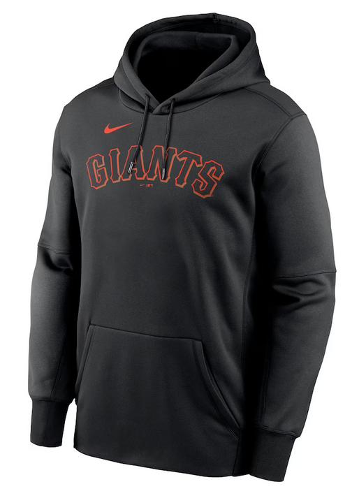 San Francisco Giants Nike Wordmark Therma Performance Pullover Hoodie - Mens