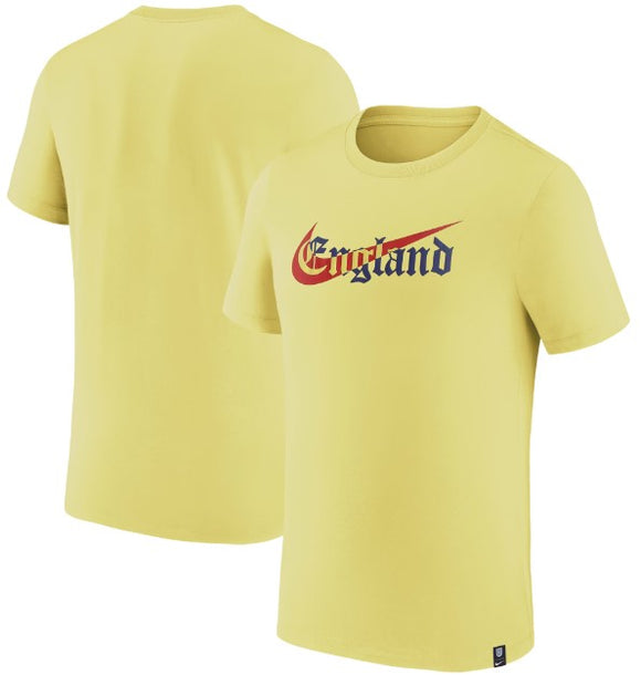 England Swoosh T-Shirt Yellow