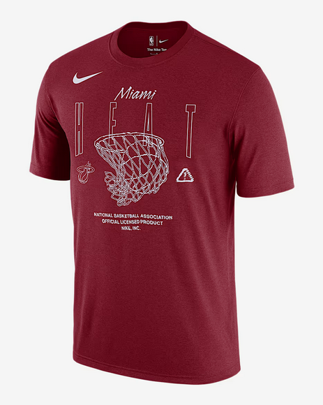 Miami Heat Courtside Max90 Men's Nike NBA T-Shirt