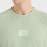 Umbro Mens Shadow Lime - Adult Glitch Graphic T-Shirt