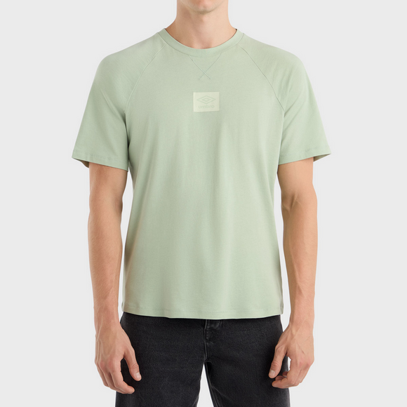 Umbro Mens Shadow Lime - Adult Glitch Graphic T-Shirt