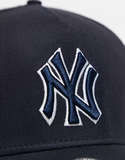 New Era NY Yankees cotton trucker cap in black |