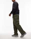 Jordan wide leg trousers in khaki