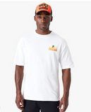 New era  Flame Graphic  White T-Shirt