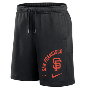 San Francisco Giants Nike Arched Kicker Fleece Short