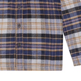 Lyle & Scott  Check Flannel Overshirt Dark Navy