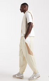 Nike Club woven tracksuit bottoms in beige