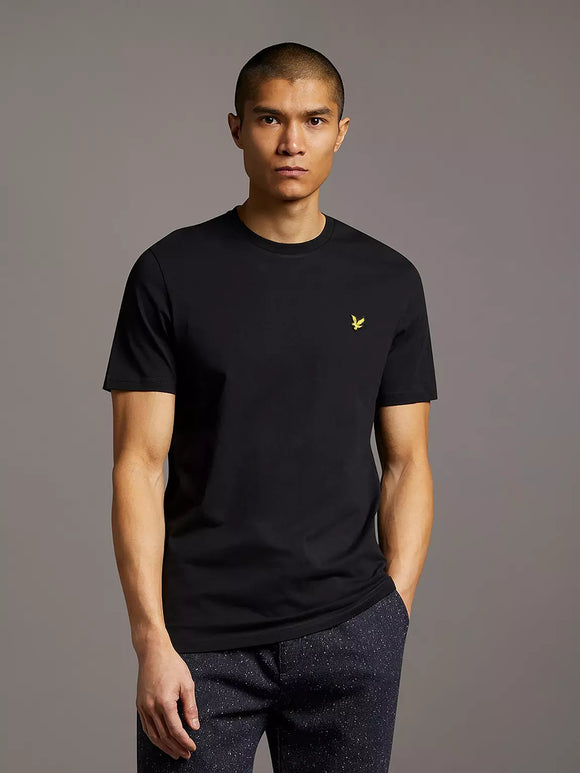 Lyle & Scott Regular Fit Plain T-Shirt - Black