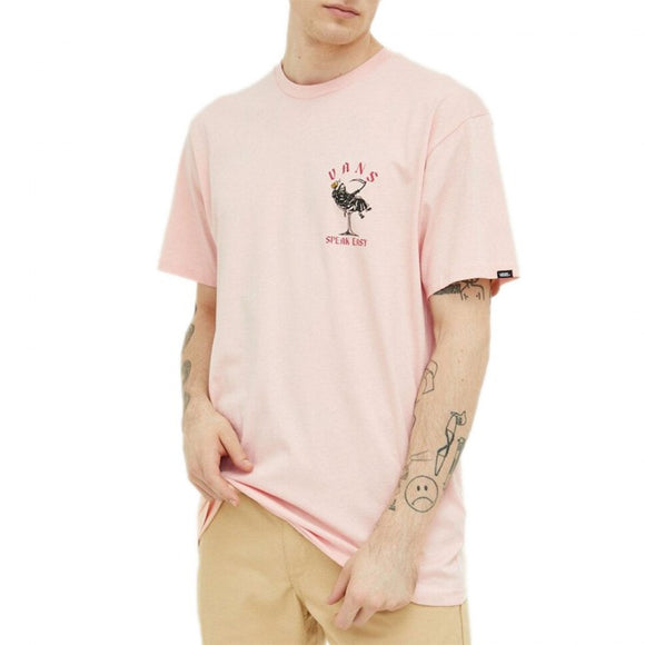 Vans Speakeasy short sleeve tee in Peach