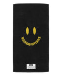 Beach Towel Smile Black/Yellow