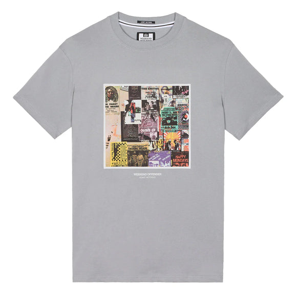 posters Graphic T-Shirt White – Weekend Offender