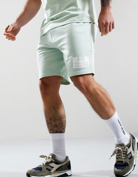 Weekend Offender Parma Shorts Spearmint/White