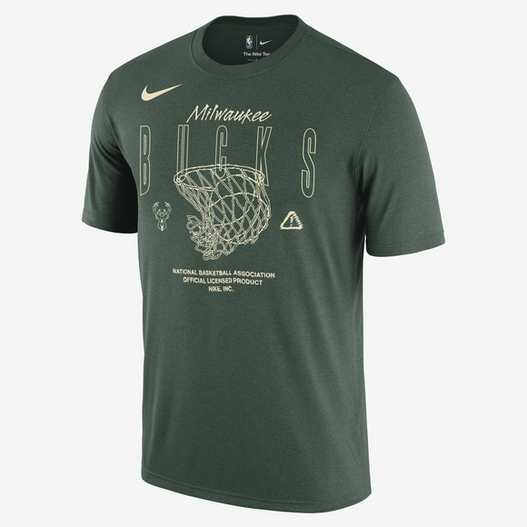 t-shirt nike Milwaukee Bucks Courtside Max90