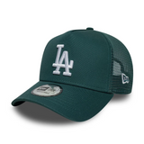 NEW ERA LA Dodgers MLB Dark Green 9FORTY A-Frame Trucker Cap