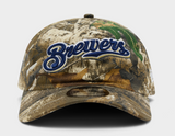 Brown New Era Milwaukee Brewers MLB Camo 9TWENTY Cap