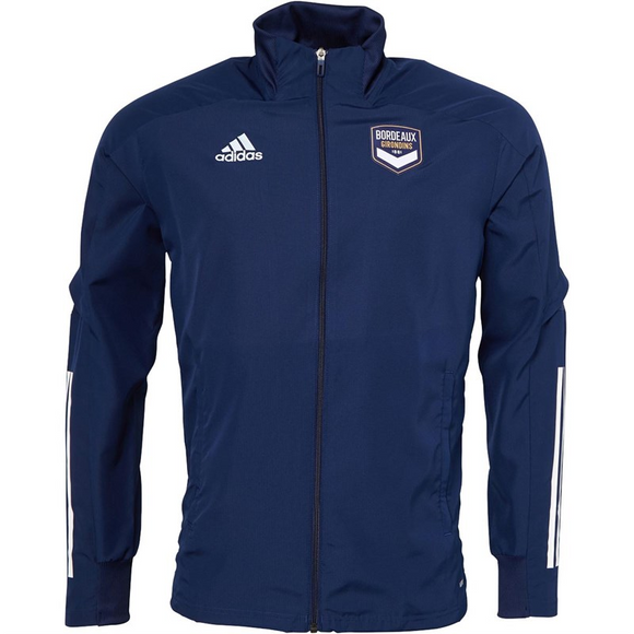 adidas Mens FCGB Girondins Bordeaux Pre Match Jacket Navy Blue