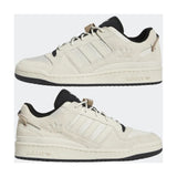 Beige adidas Originals Forum Low CL Trainers
