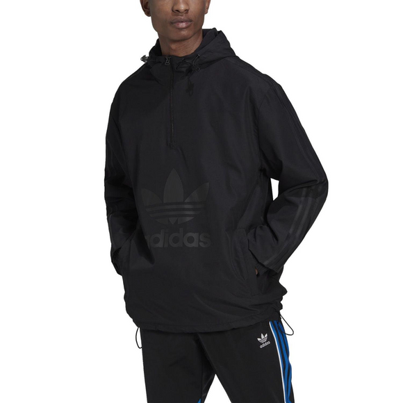 Adidas trefoil jacket black