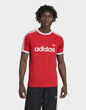 adidas Originals 3‑Stripes Slim Ringer Men’s T‑Shirt