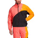 adidas Originals Colorblock Track Top – Black/Pink/Orange