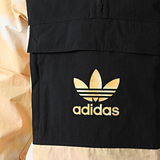 Adidas Originals Hooded Camo Windbreaker Black Beige Camouflage