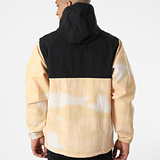 Adidas Originals Hooded Camo Windbreaker Black Beige Camouflage