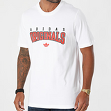 Adidas Originals White Script Tee Shirt