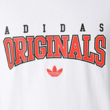 Adidas Originals White Script Tee Shirt