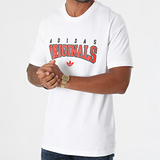 Adidas Originals White Script Tee Shirt
