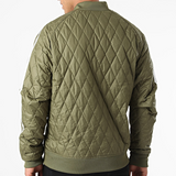 Adidas Originals Quilted Zip Jacket Khaki Green
