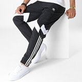 Black Striped Jogging Pants