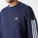 adidas Crewneck Sweatshirt With Lock Up Bands Navy Blue