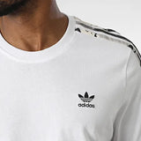 adidas 3-Stripes Camo Tee - White