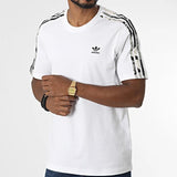 adidas 3-Stripes Camo Tee - White