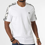 adidas 3-Stripes Camo Tee - White
