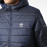 Adidas Originals Hooded Down Jacket Navy Blue