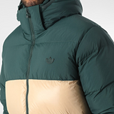 Adidas Originals Hooded Down Jacket Down Regen Beige Green