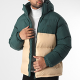Adidas Originals Hooded Down Jacket Down Regen Beige Green