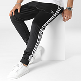 Black Striped Jogging Pants