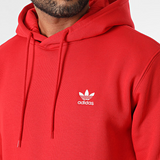 Adidas Originals Essential Hooded Sweatshirt  Red