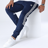 Adidas Originals Cutline Striped Jogging Pants Navy Blue