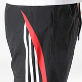 Black White Red Striped Jogging Pants