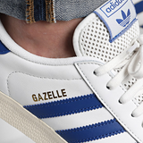 Adidas Originals- Baskets Gazelle Core White Royal Blue Cream White