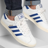 Adidas Originals- Baskets Gazelle Core White Royal Blue Cream White