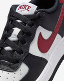 Nike Air Force 1 Low GS Black Dark Team Red