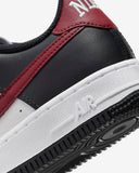 Nike Air Force 1 Low GS Black Dark Team Red